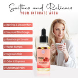 Yoni Oil for Feminine Care | Hydrating Intimate Wellness Oil Rose