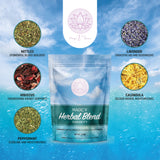 Magic V Steam Serenity Herbs Blend 2.5 Oz Yoni Herbs Made In USA Natural Whole V Steam Herbs Comes with 6 Ready to Steam Herbal Bags Easier Clean Up